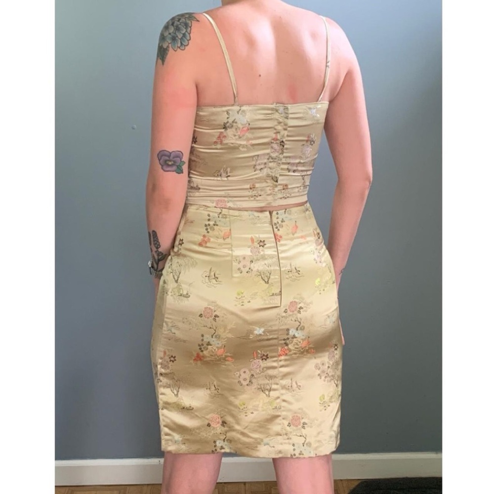 Vintage Nicowa two piece Designer skirt / top Set